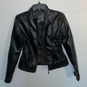 Women’s Black Leather Jacket